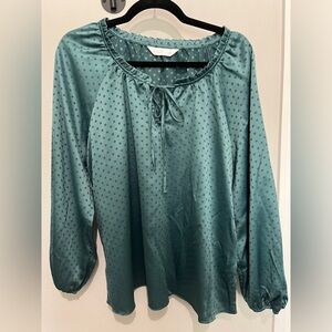 Women’s Lauren Conrad Long Sleeve Tie-Front Top